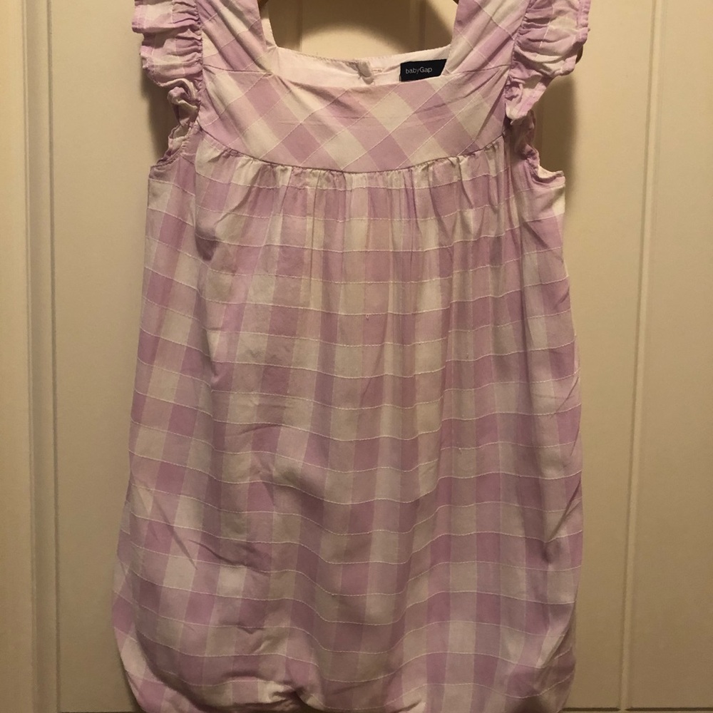 lavender gingham romper!